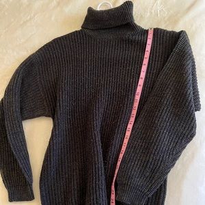 Italian Travel & Pleasure Damage- Knitted Cowlneck Sweater